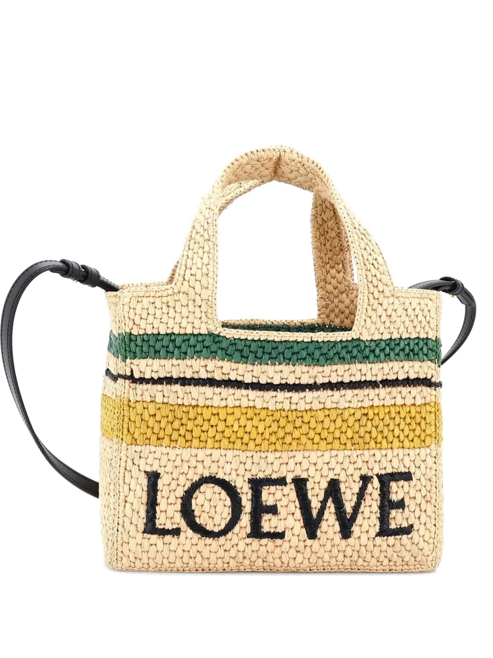 Loewe Pre-Owned Paula's Ibiza Logo Convertible Raffia Small tote bag - Toni neutri