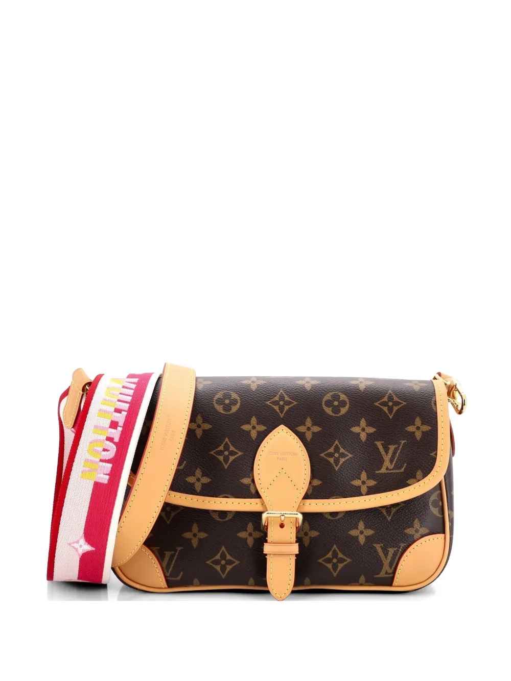 Louis Vuitton Pre-Owned Diane NM Handbag Monogram Canvas crossbody bag - Marrone