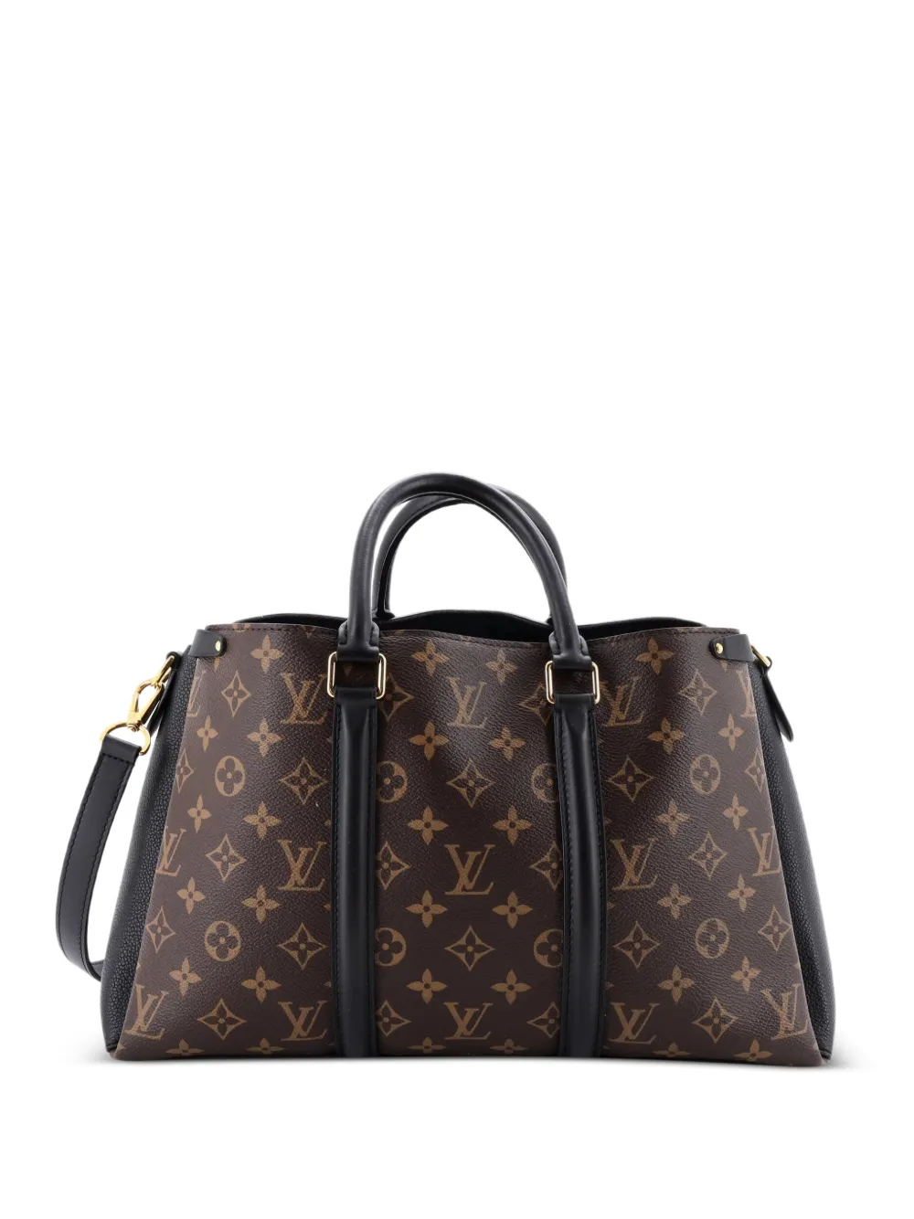 Louis Vuitton Pre-Owned Soufflot Monogram Canvas with Leather MM tote bag - Marrone