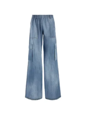 LOEWE ベルテッド ジーンズ | ブルー | FARFETCH JP