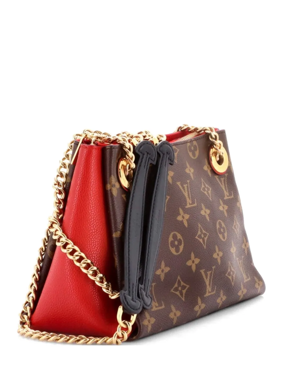 Louis Vuitton Pre-Owned Surene Handbag Monogram Canvas with Leather BB shoulder bag - Rot