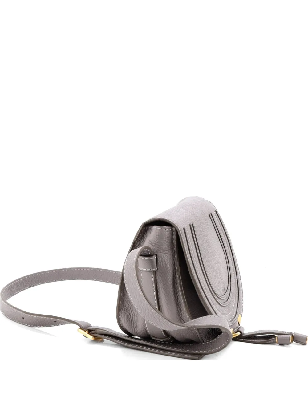 Chloé Pre-Owned Marcie Leather Mini crossbody bag - Grigio