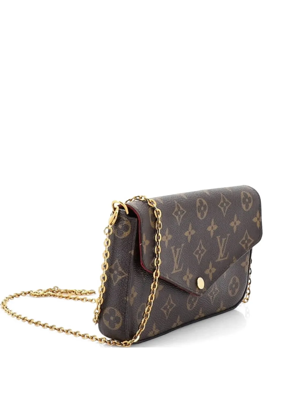 Louis Vuitton Pre-Owned Felicie Pochette Monogram Canvas crossbody bag - Brown