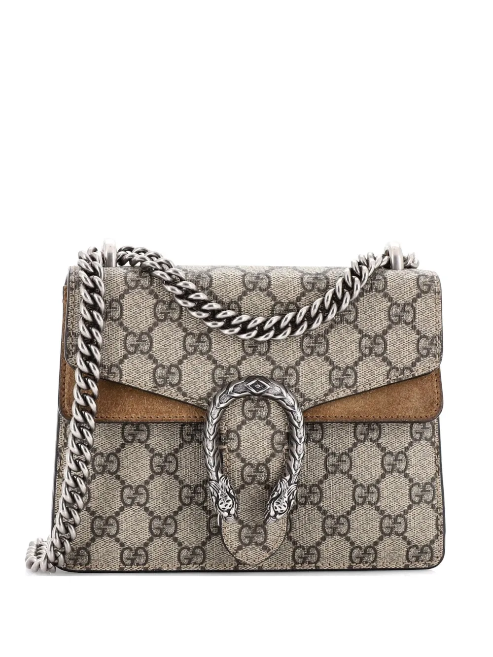 Gucci Pre-Owned Dionysus Bag GG Coated Canvas Mini crossbody bag - Marrone