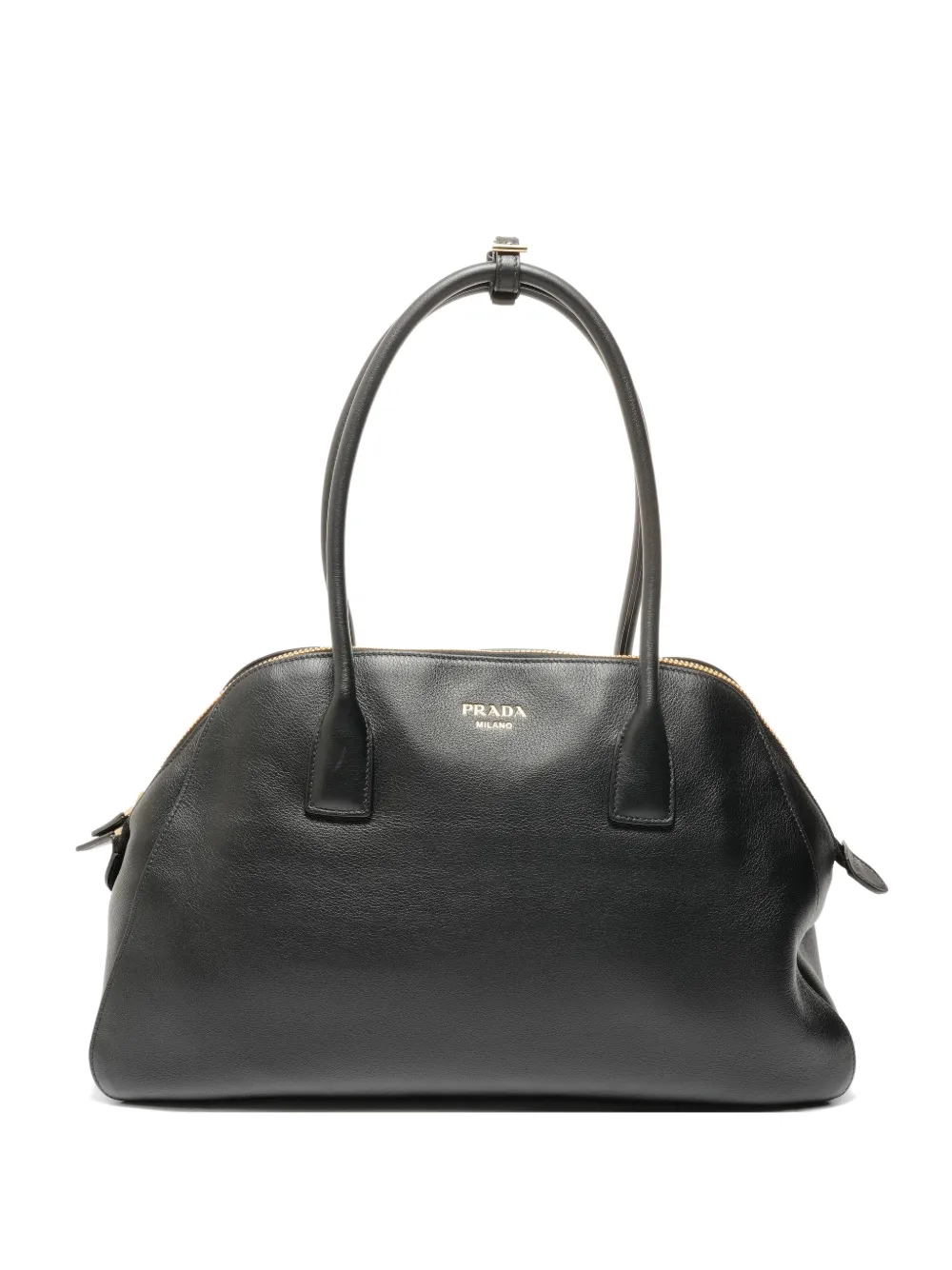 Prada Pre-Owned 2023-2024 Soft Grain leather tote bag - Nero