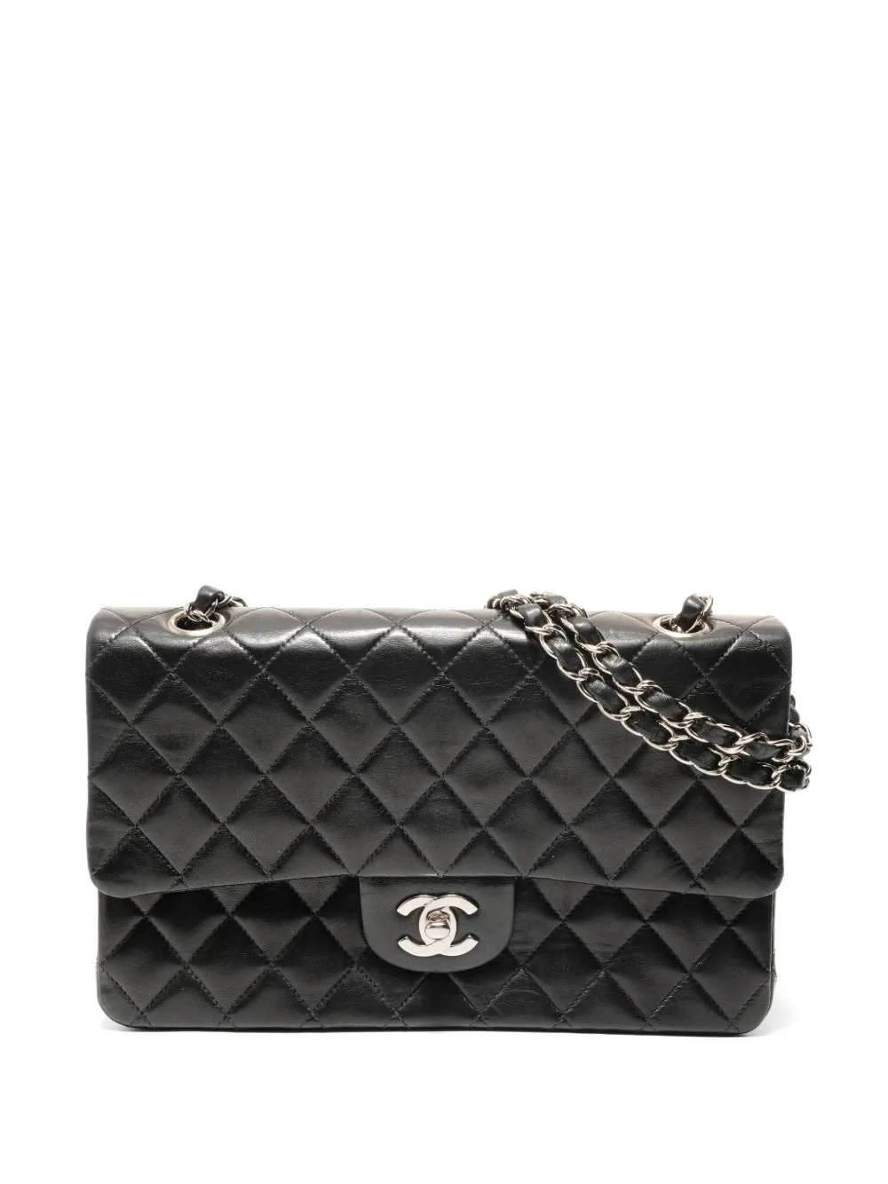 CHANEL Pre-Owned 2012-2013 Matelassé Double Flap shoulder bag - Nero