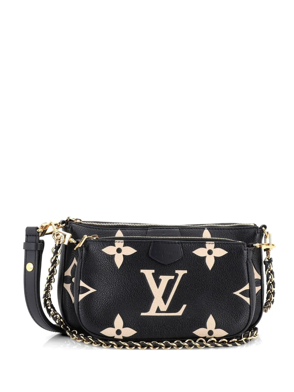 Louis Vuitton Pre-Owned Multi Pochette Accessoires Bicolor Monogram Empreinte Giant crossbody bag - Nero