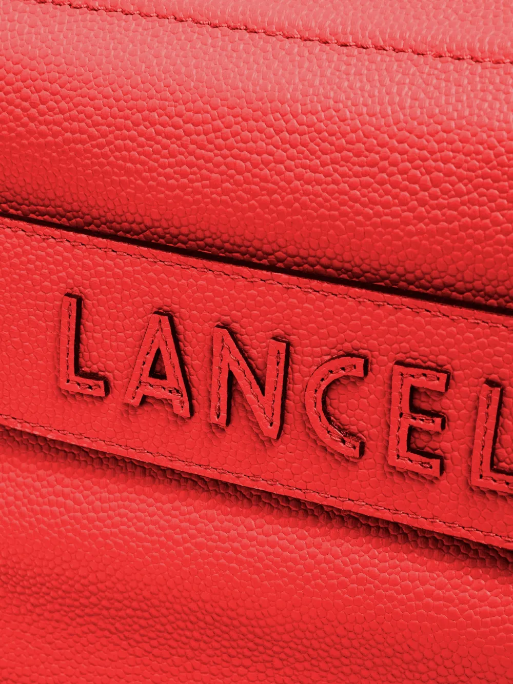 Lancel Ninon de weekendtas met logo Rood