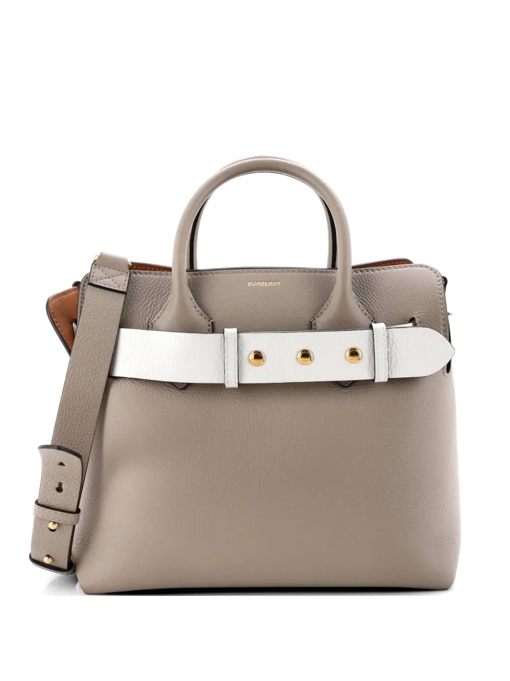 Burberry Pre-Owned Belt Leather Medium tote bag - Toni neutri