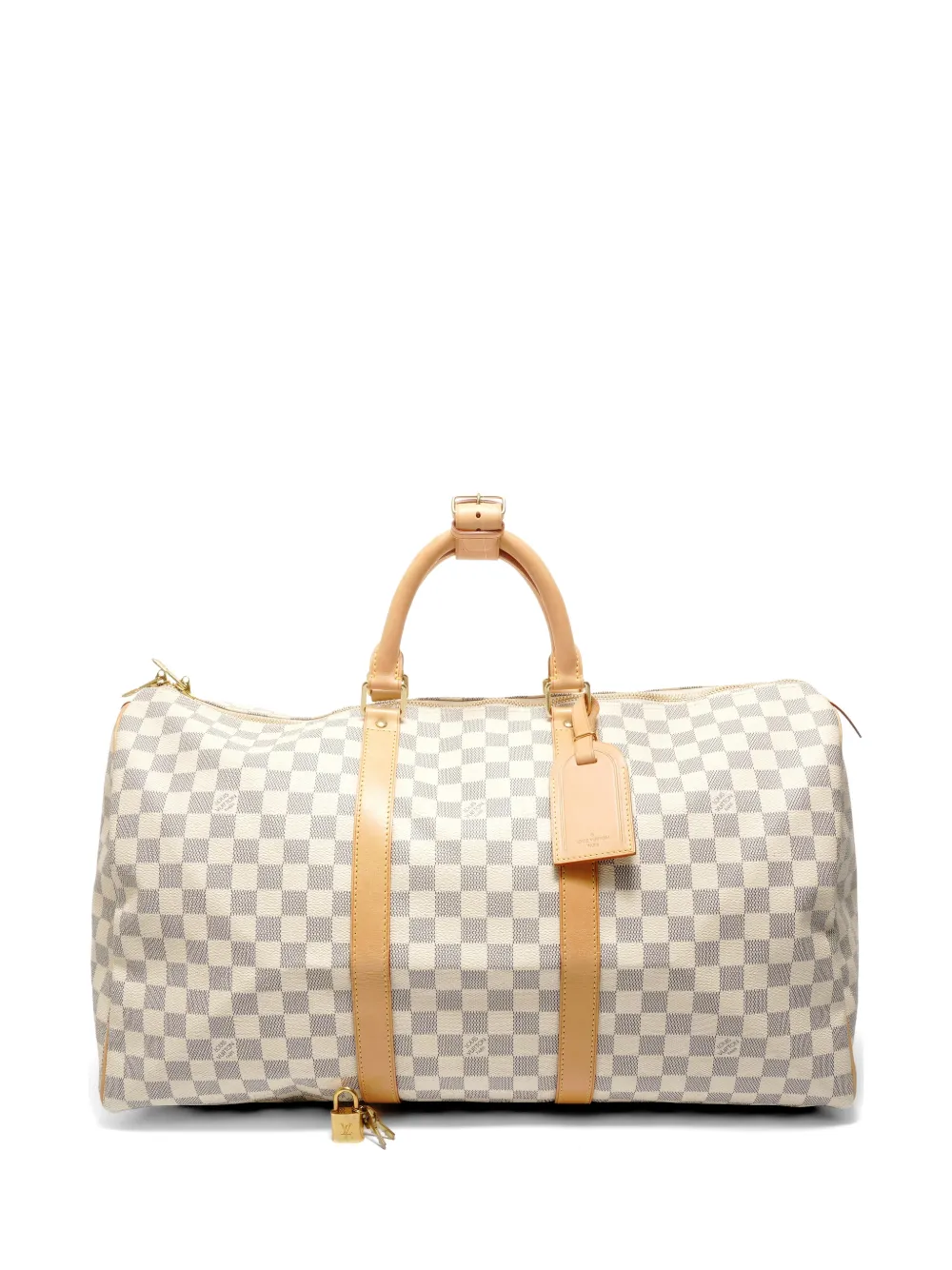 Louis Vuitton Pre-Owned 2008 Damier Keepall 50 boston bag - Nude