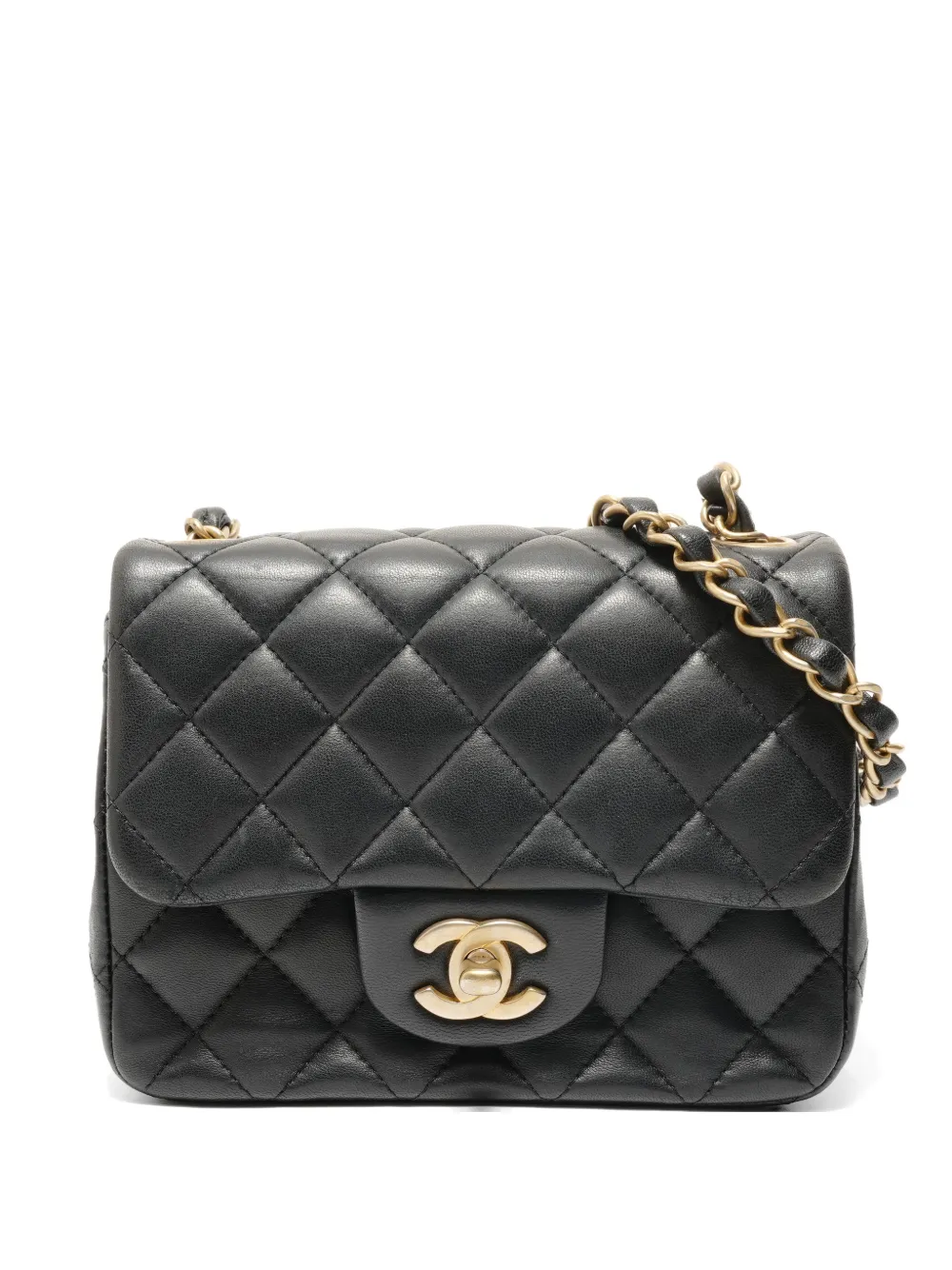 CHANEL Pre-Owned 2019 Matelasse chain shoulder bag - Black