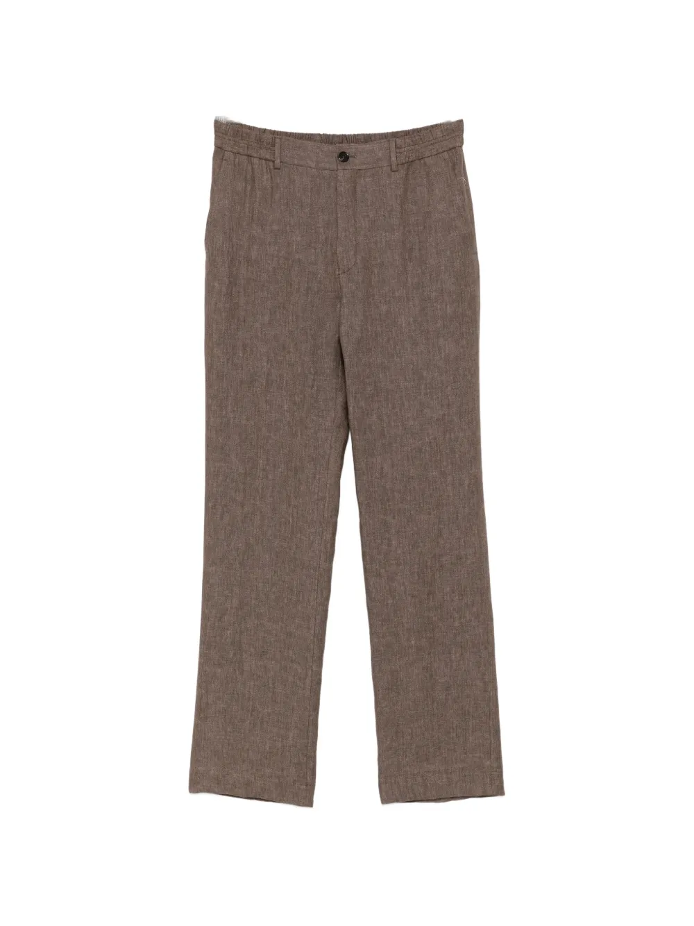 Incotex elasticated-waistband trousers - Marrone