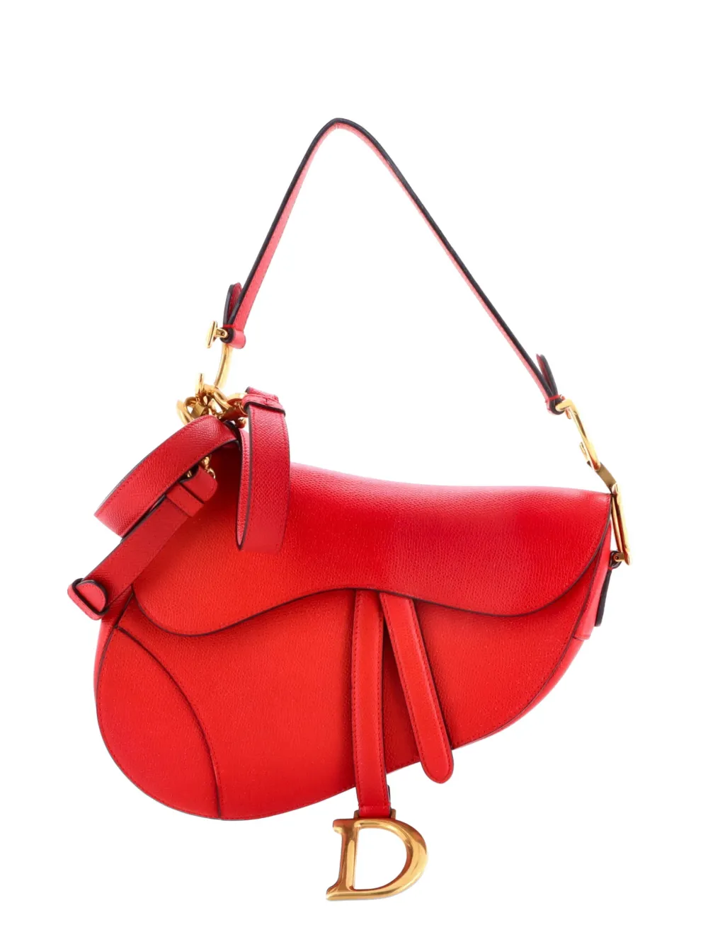 Christian Dior Pre-Owned Mittelgroße Saddle Handtasche - Rot