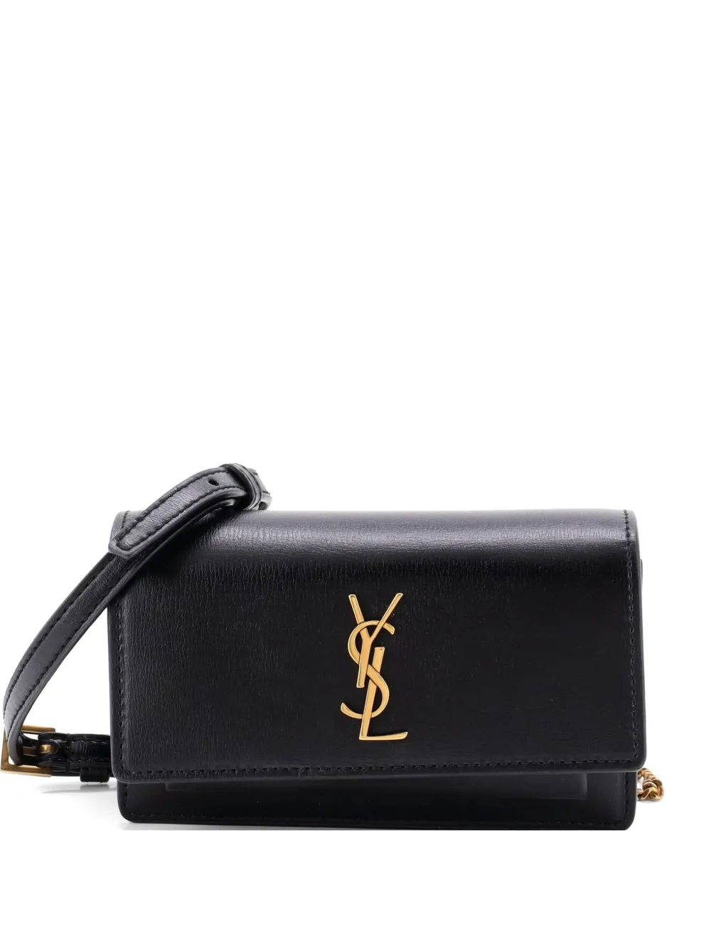 Saint Laurent Pre-Owned Sunset Leather Baby belt bag - Nero