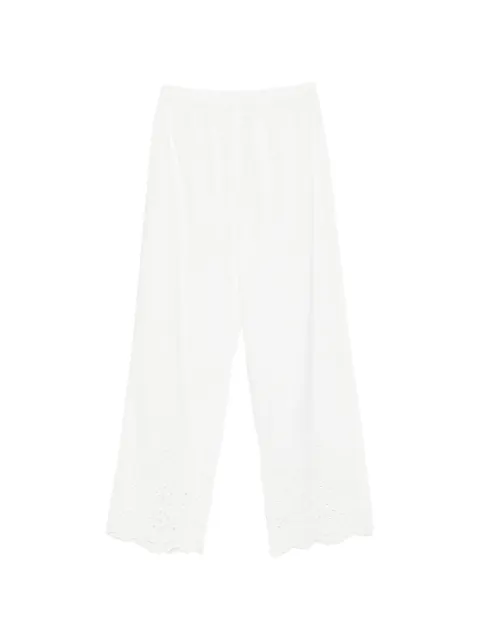 MC2 Saint Barth Inez scalloped-hem trousers