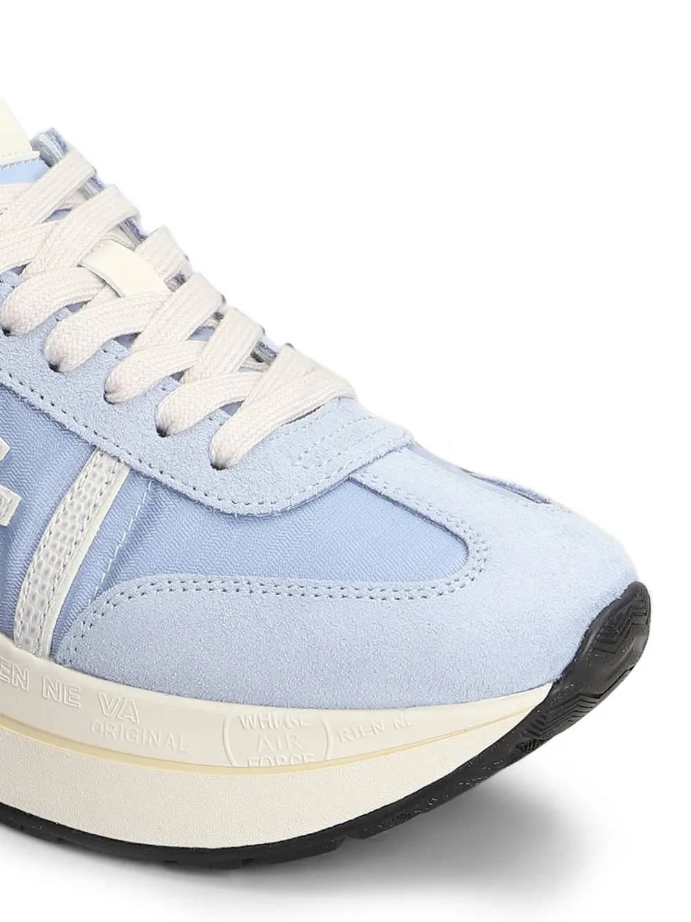 Premiata Bethcoin 8146 sneakers met vlakken en logopatch Blauw