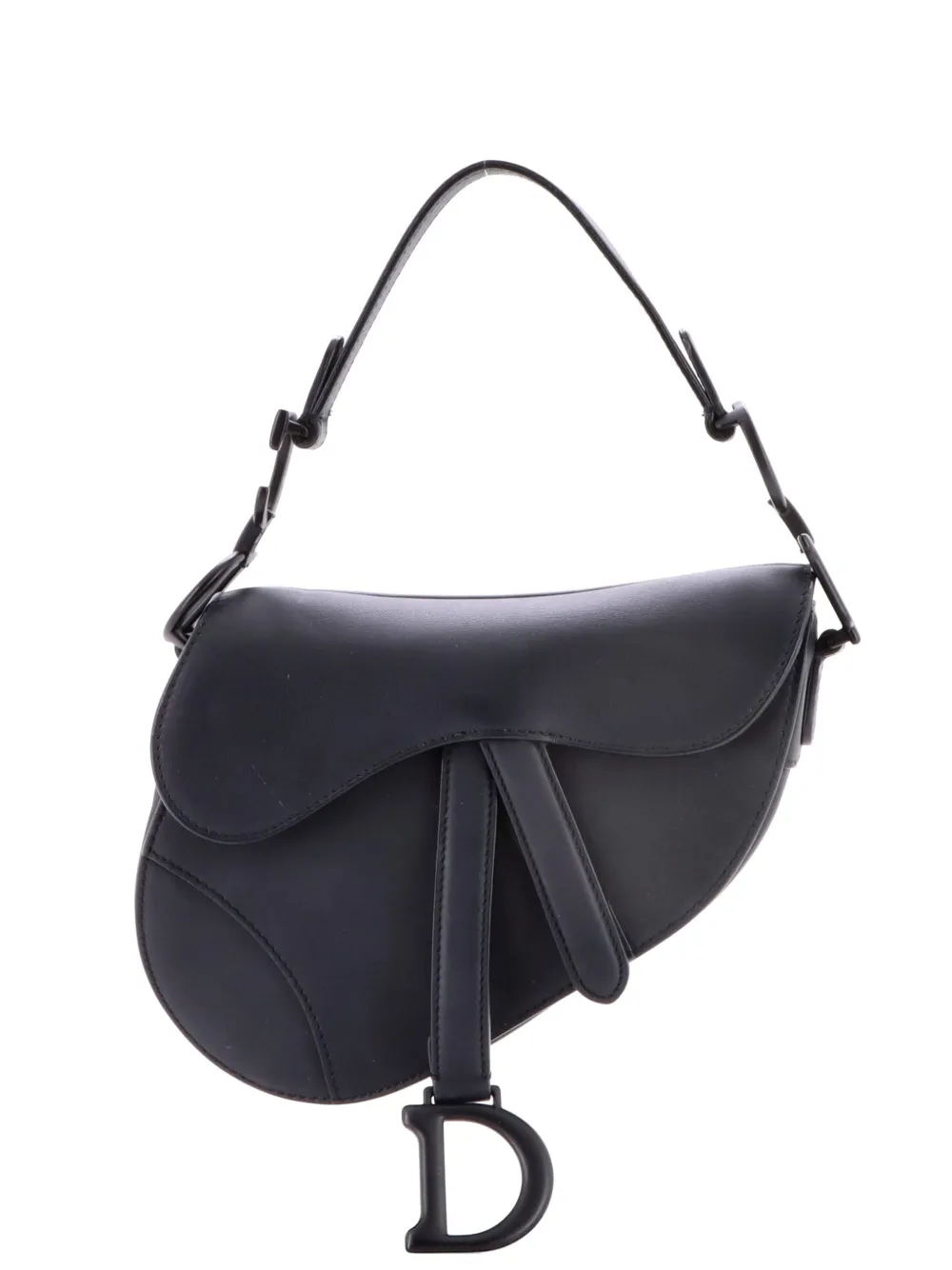 Christian Dior Pre-Owned Mini Ultra Matte Saddle Handtasche Schultertasche - Schwarz
