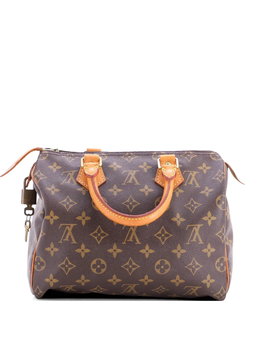 Louis Vuitton Pre-Owned Speedy Handbag Monogram Canvas 25 satchel - Marrone