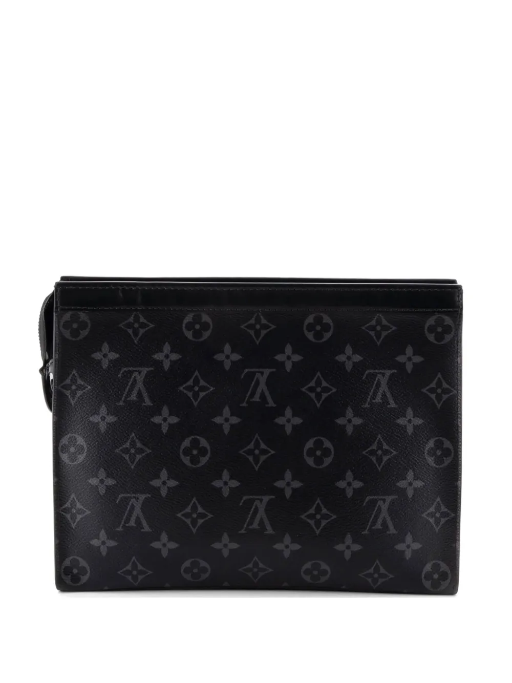 Louis Vuitton Pre-Owned Pochette Voyage Monogram Eclipse Canvas MM clutch bag - Nero