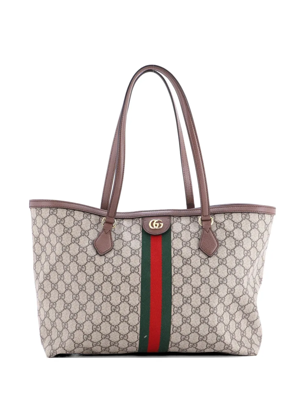 Gucci Pre-Owned Ophidia Shopping GG Coated Canvas Medium tote bag - Marrone