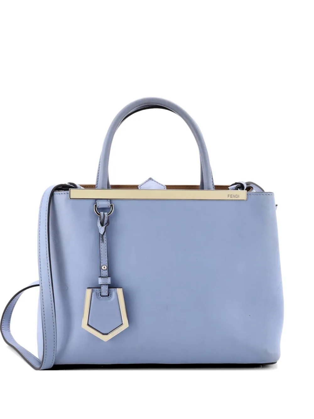 Fendi Pre-Owned 2Jours Bag Leather Petite satchel - Blu