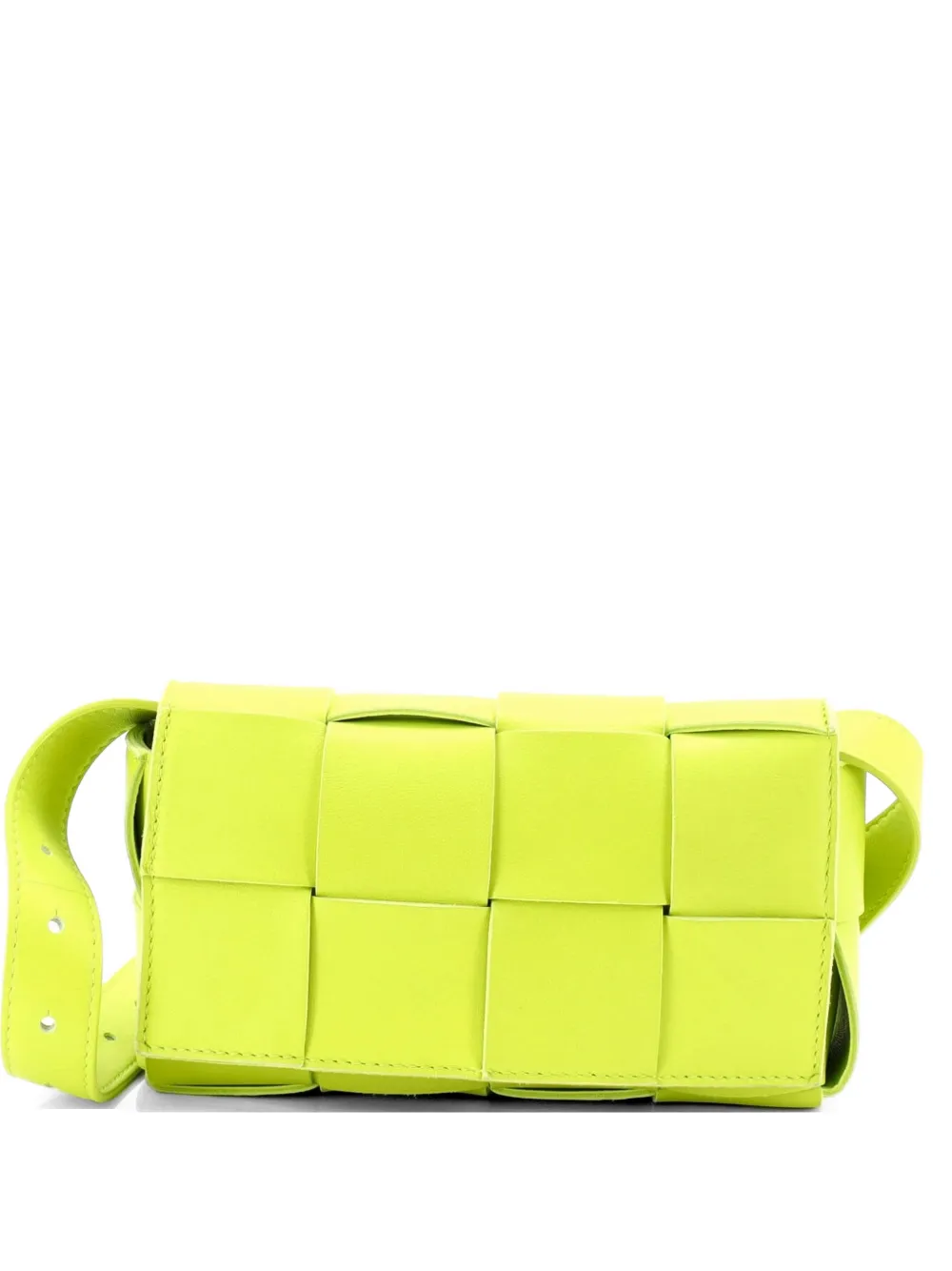 Bottega Veneta Pre-Owned Cassette Maxi Intrecciato Leather belt bag - Verde