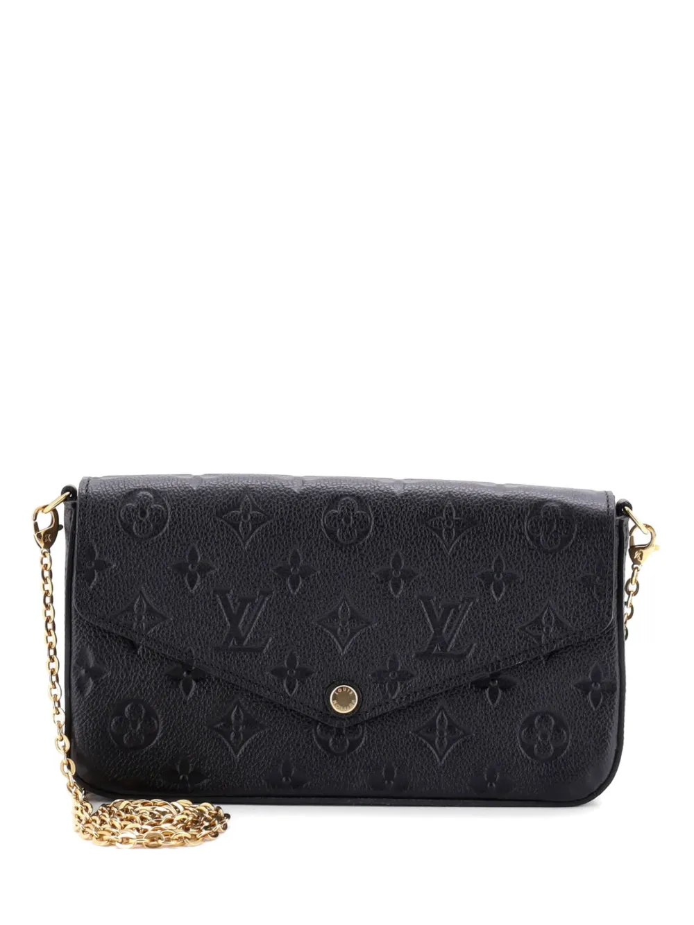 Louis Vuitton Pre-Owned Felicie Pochette Monogram Empreinte Leather crossbody bag - Nero