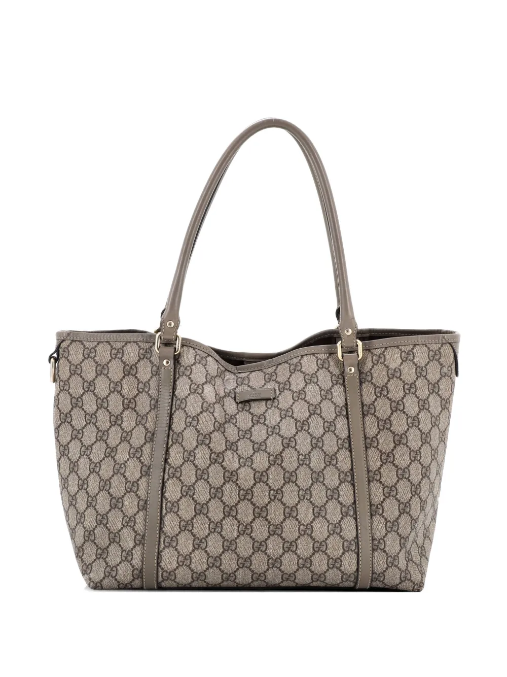 Gucci Pre-Owned Joy GG Coated Canvas with Leather Medium tote bag - Marrone