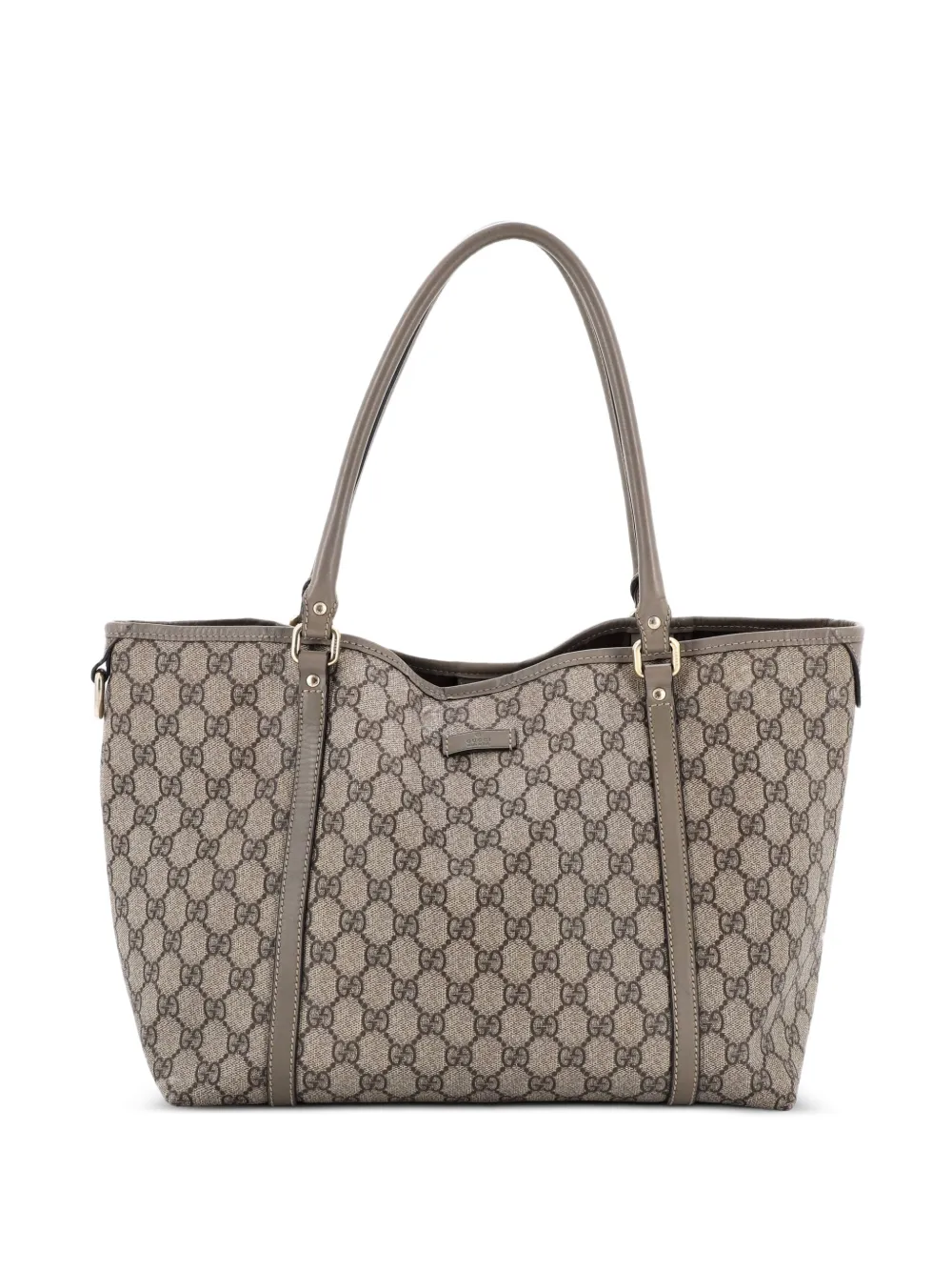 Gucci Pre-Owned Joy GG Coated Canvas with Leather Medium tote bag - Marrone