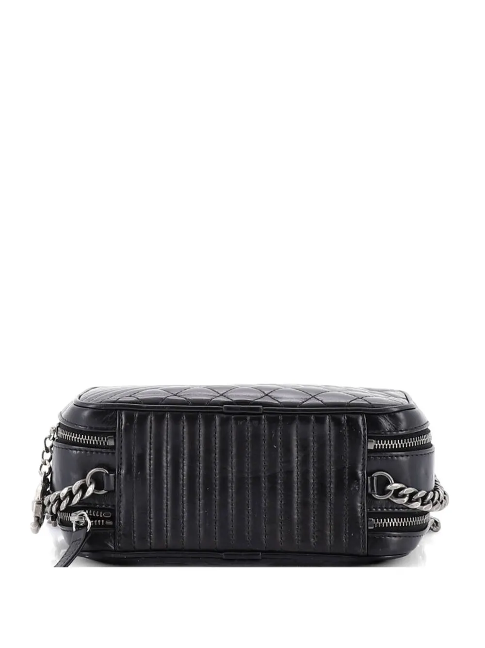 CHANEL Pre-Owned Coco Boy Camera Bag Quilted Leather Small crossbody bag - Nero