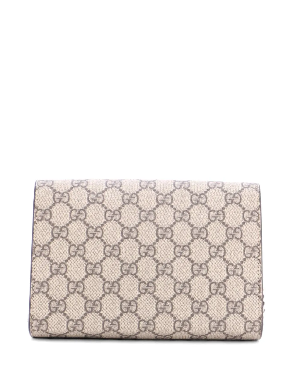 Gucci Pre-owned Dionysus Chain Wallet GG Coated Canvas Small Crossbody Bag in Brown, view 2
