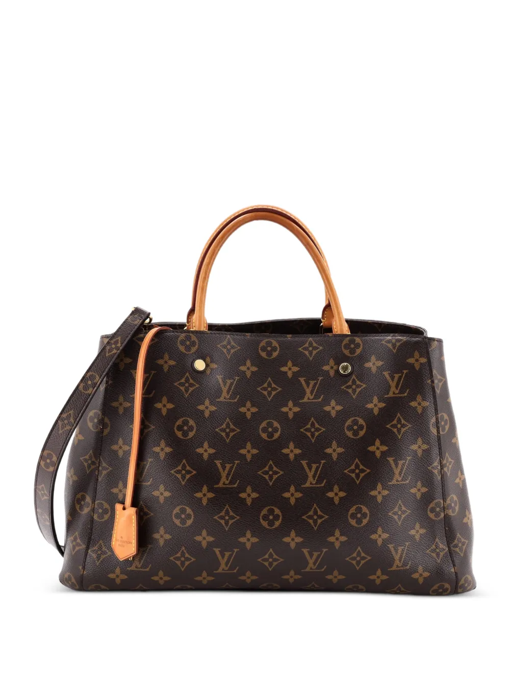 Louis Vuitton Pre-Owned Montaigne GM Tote Bag aus Canvas mit Monogramm - Braun