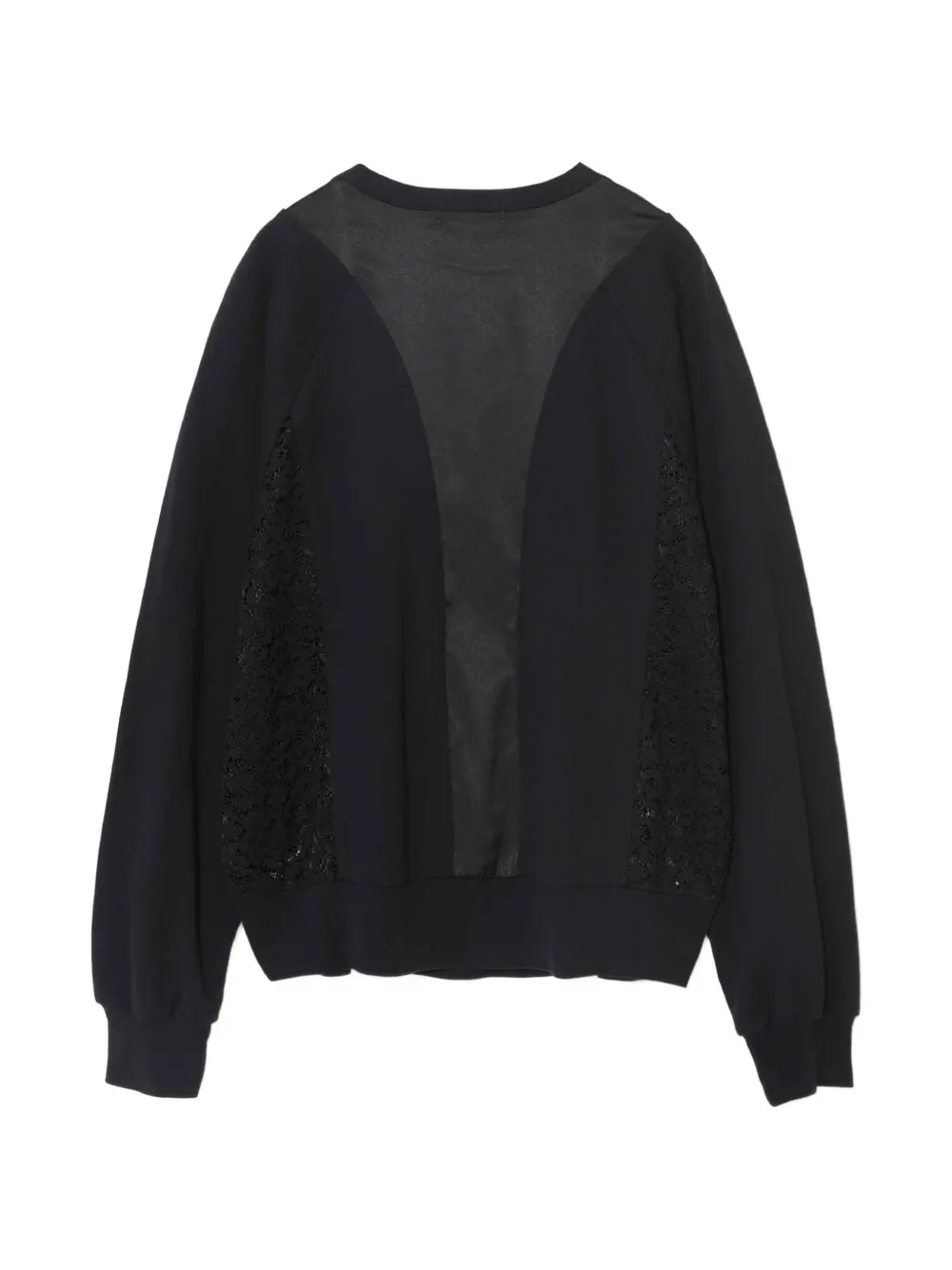  Undercover Jersey Con Paneles De Encaje - Negro 