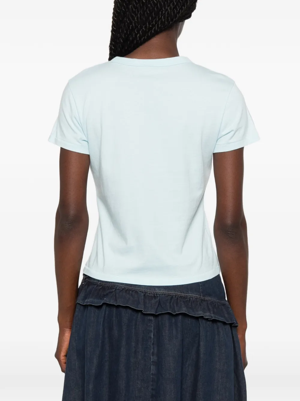 Kenzo Tulip katoenen T-shirt Blauw