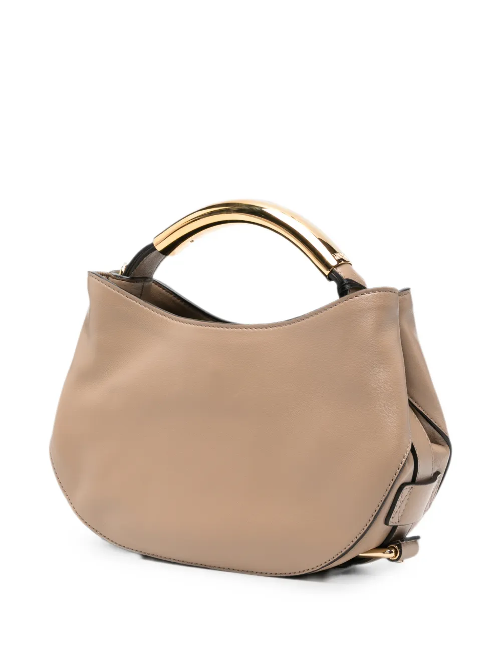 Moschino Shopper met metalen handvat Bruin