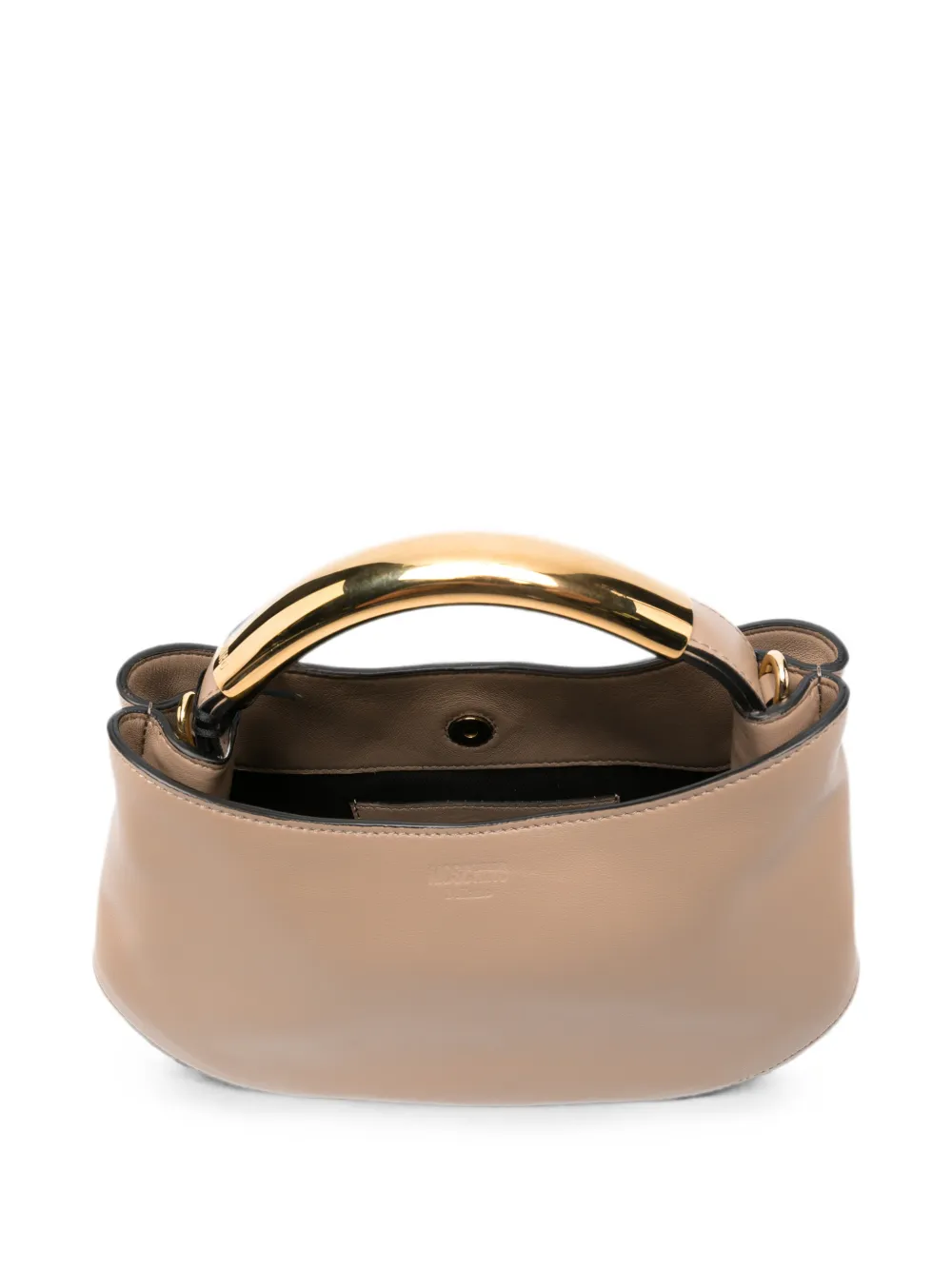 Moschino Shopper met metalen handvat Bruin