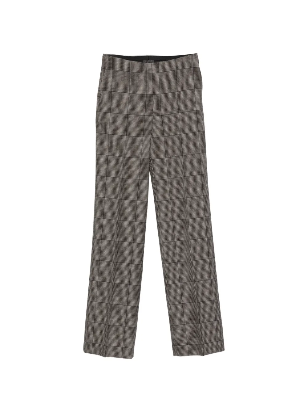 Mugler houndstooth-pattern tailored trousers - Grigio