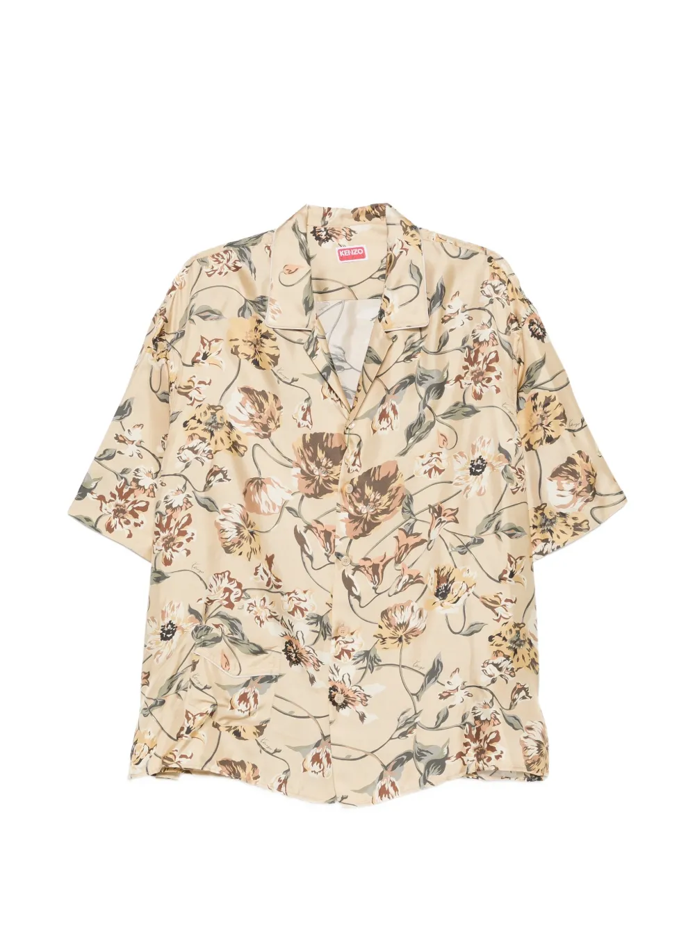 Kenzo Wildflower floral-print silk shirt