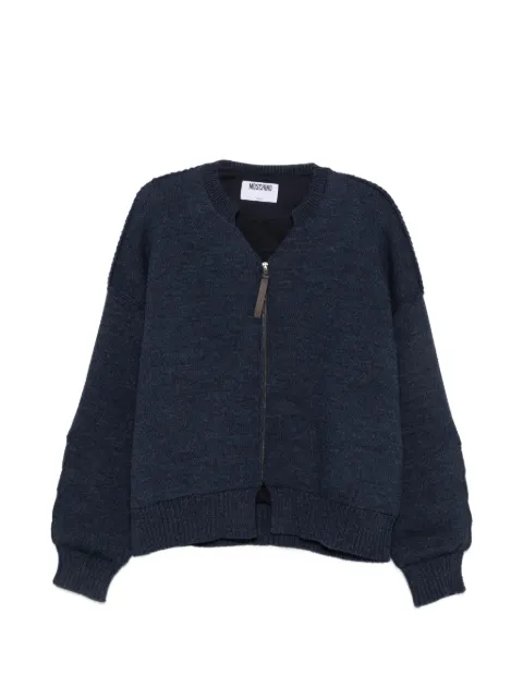 Moschino chaqueta con cremallera