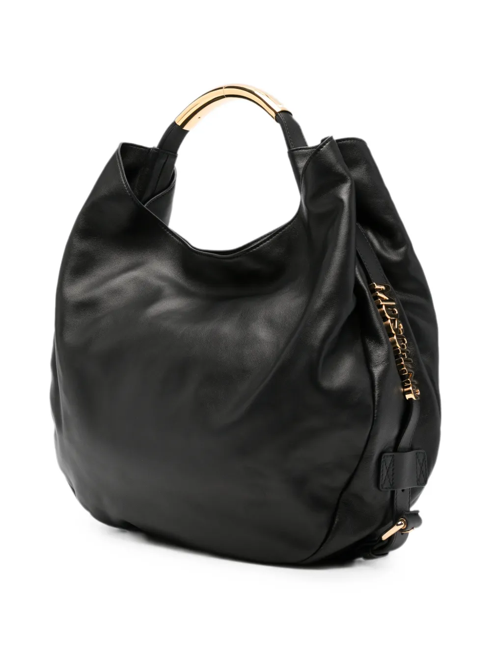 Moschino Heuptas met logoplakkaat Zwart