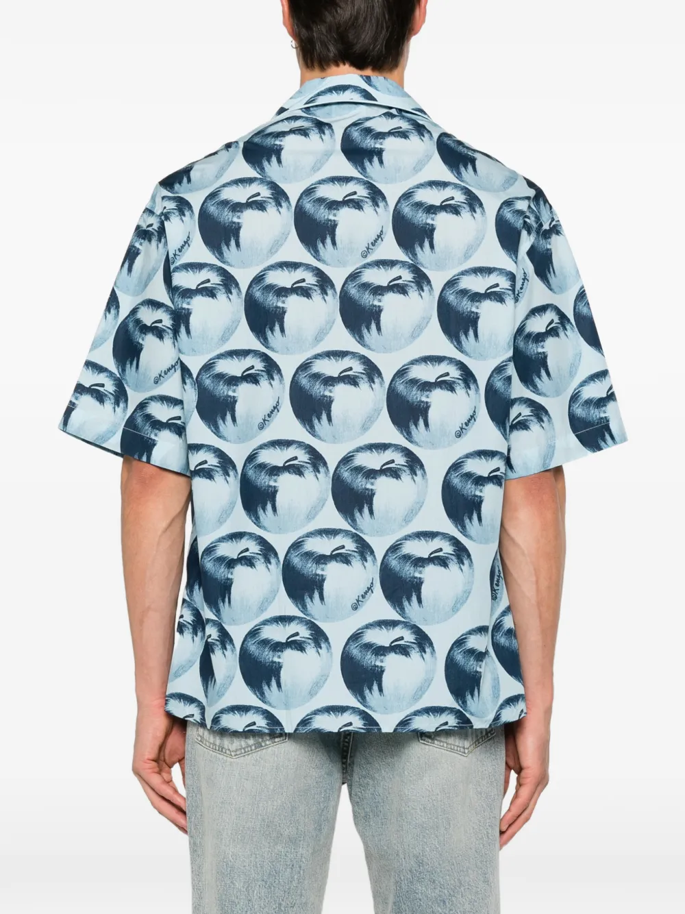Kenzo Overhemd met print Blauw