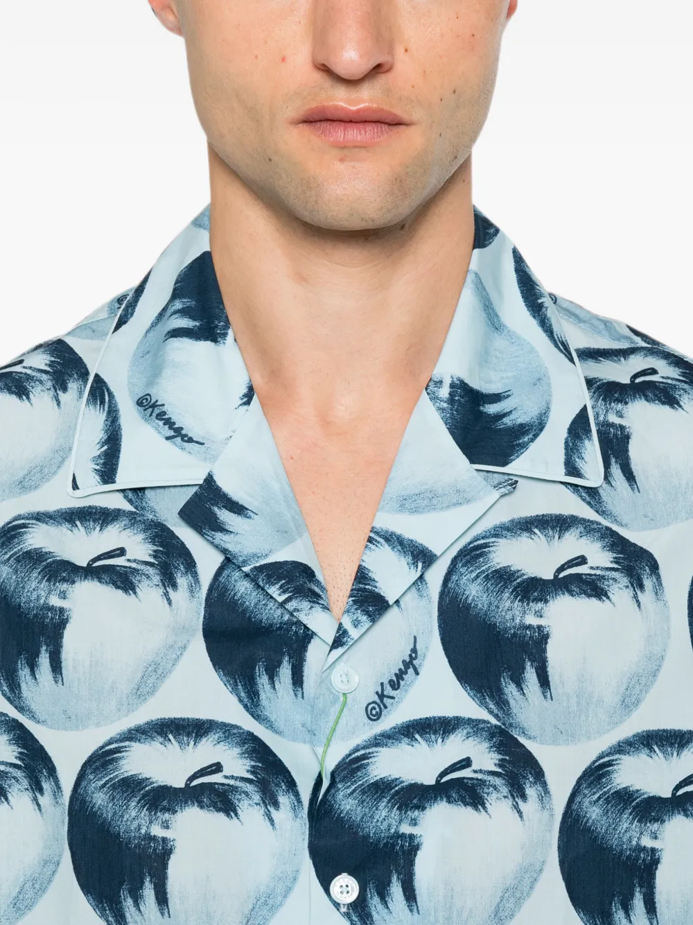 Kenzo Overhemd met print Blauw