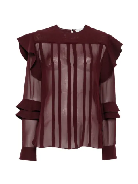 Lanvin long-sleeves blouse