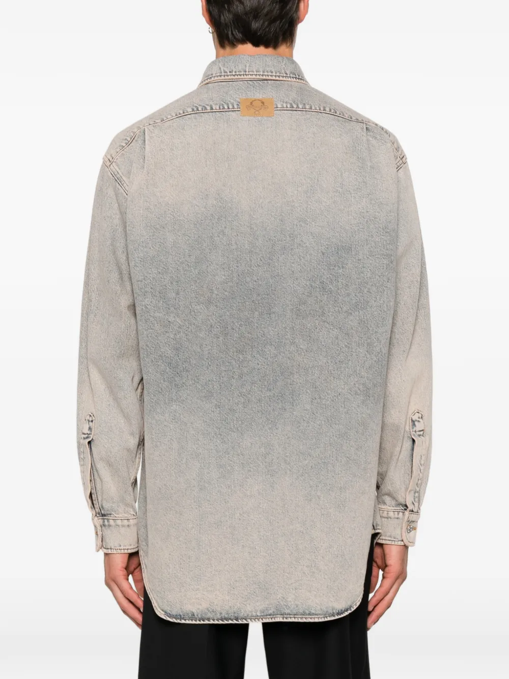 Moschino Overhemd met hartpatch Grijs