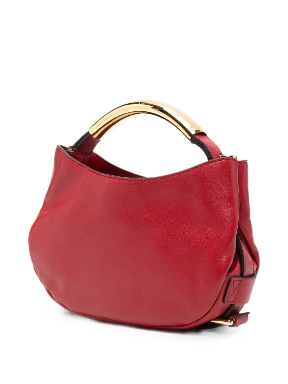 Moschino Shopper met metalen handvat Rood