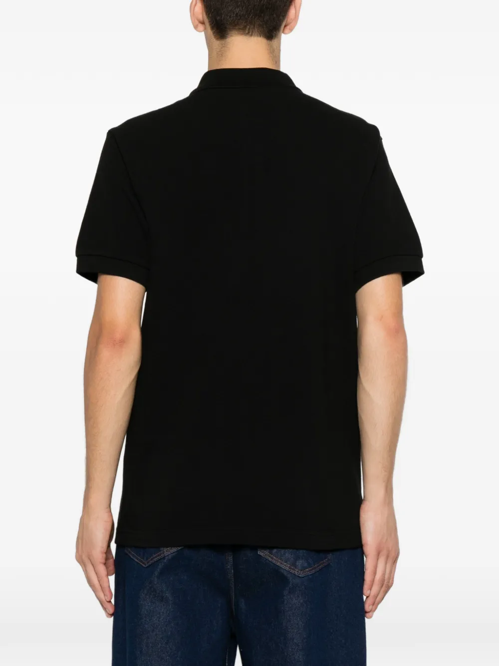 Kenzo Piqué poloshirt met geborduurd logo Zwart