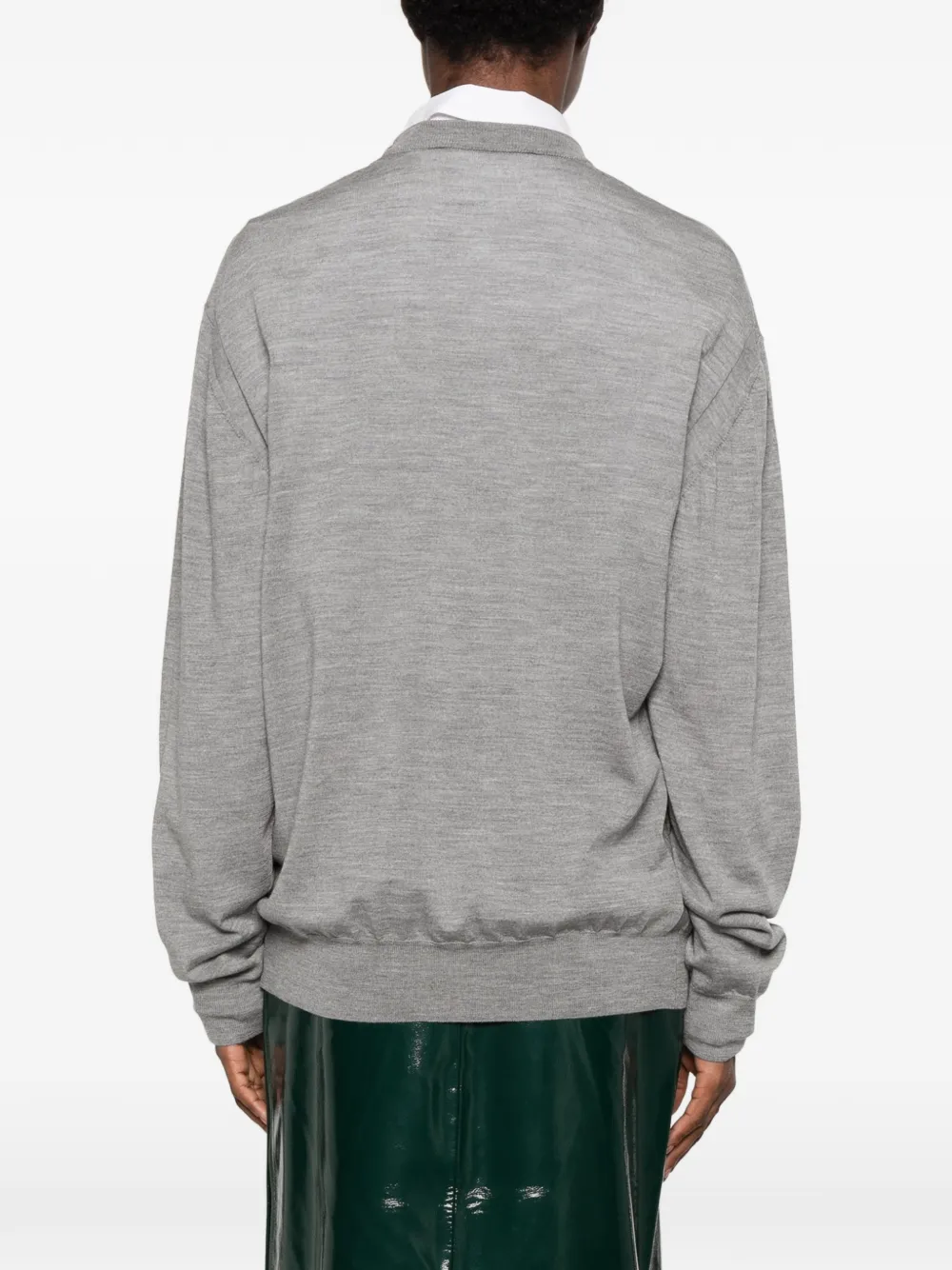 Lanvin button-shoulder sweater Grijs