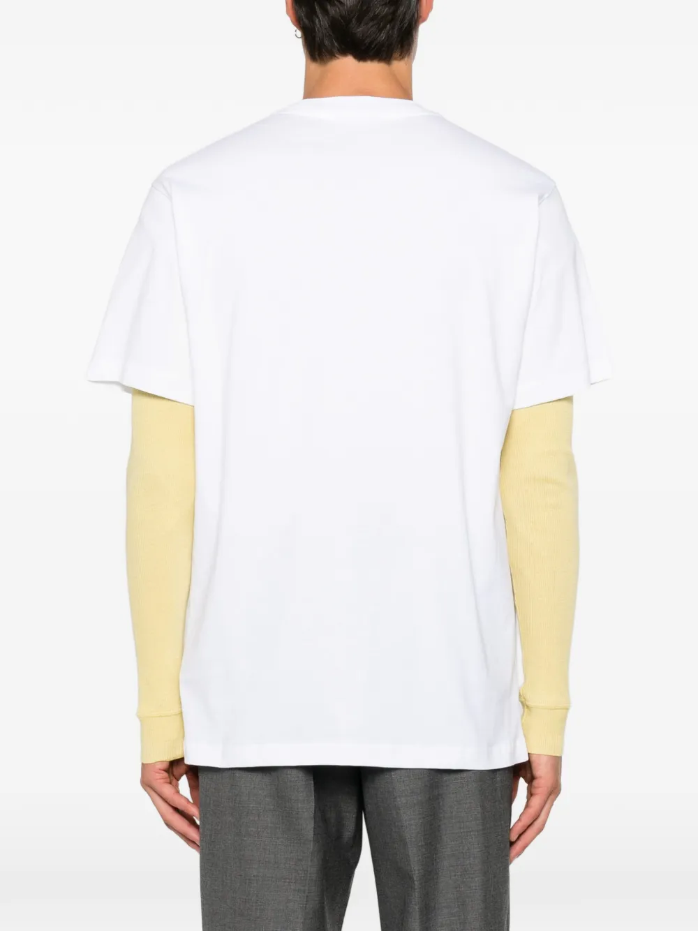 Moschino T-shirt met logoprint Wit