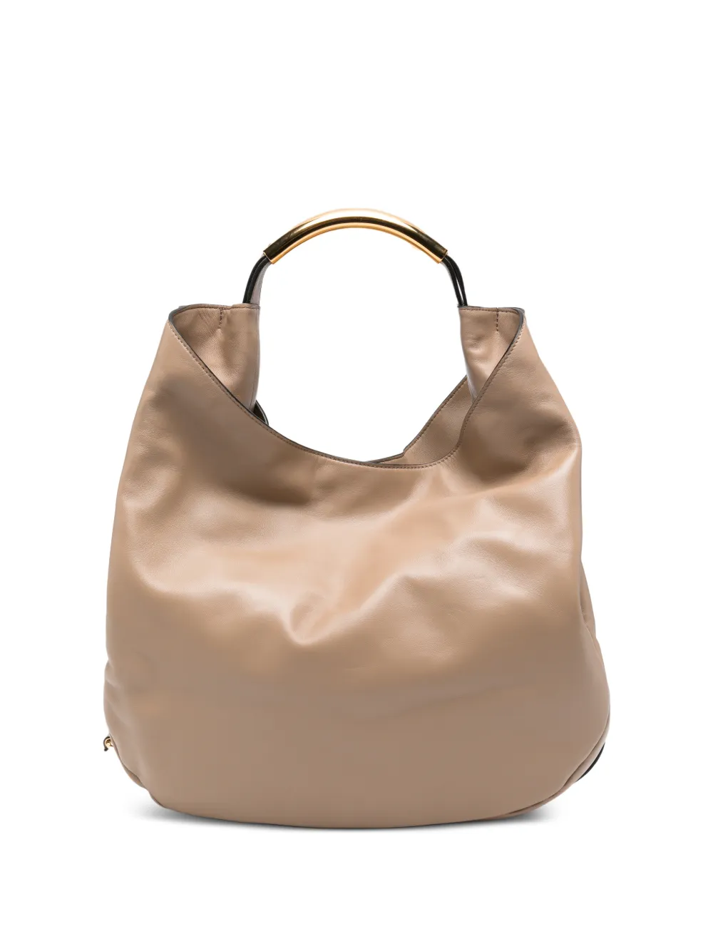 Moschino Handle Me logo-plaque tote bag - Toni neutri