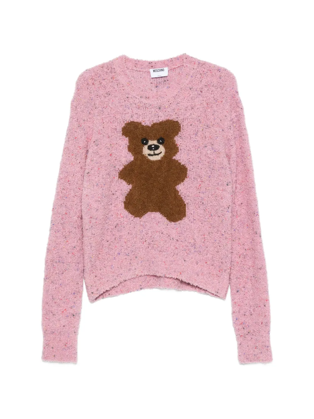 Moschino Teddy Bear round-neck sweater - Rosa